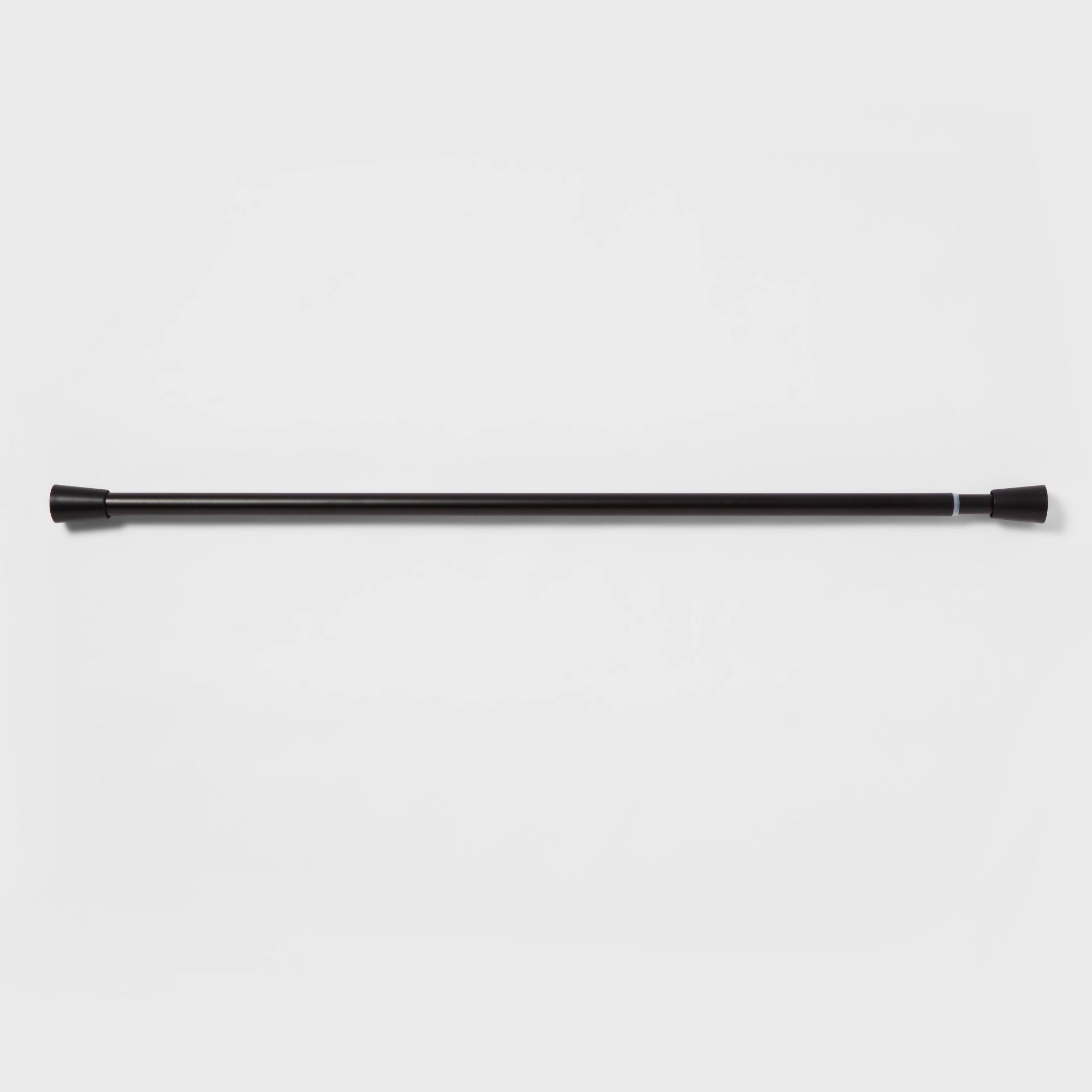 72" Rust Resistant Shower Curtain Rod Black - Threshold™