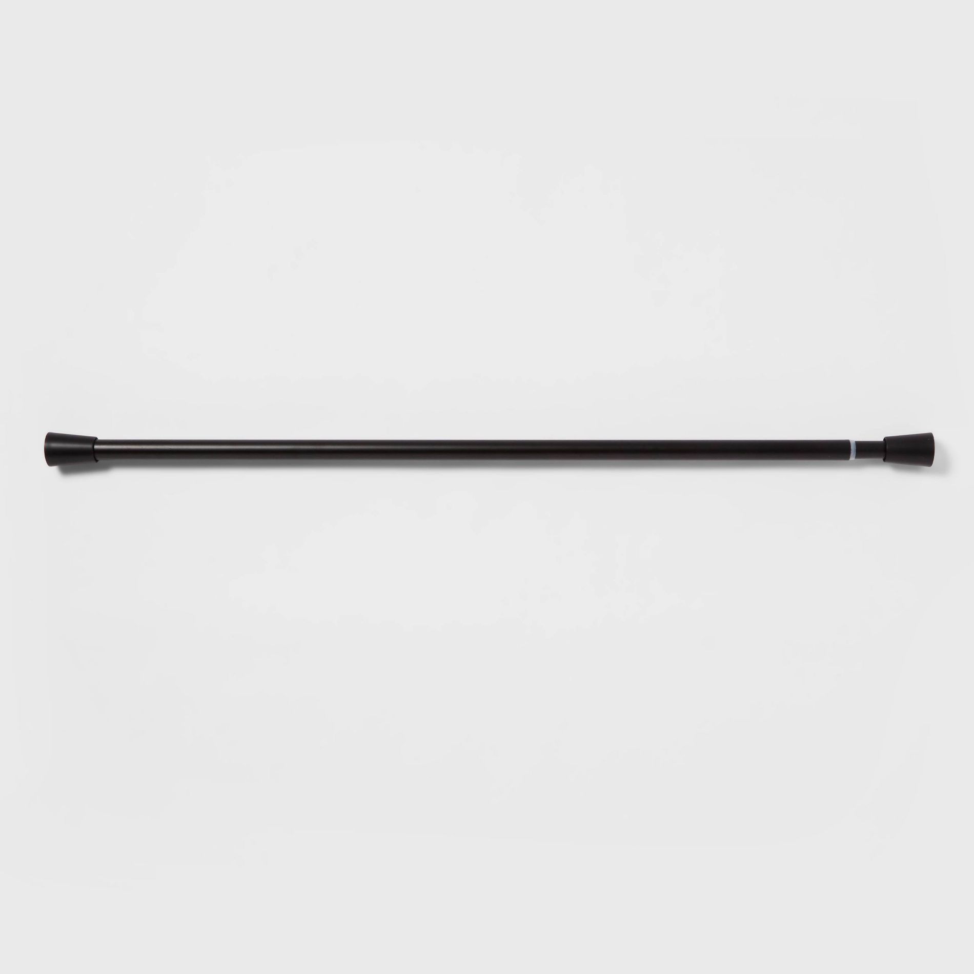 72" Rust Resistant Shower Curtain Rod Black - Threshold™: Adjustable, Steel Tension Rod for Bathroom