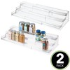 mDesign Large Expandable Spice Rack, Kitchen Storage Organizer, 2 Pack - image 3 of 4