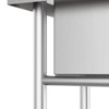 Karl Home 39 x 18 in. 3 Compartment 304 Stainless Steel Sink Kitchen Restaurant - 3 of 4