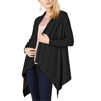 I.N.C International Concepts Womens Completer Cardigan Sweater, Black, Medium