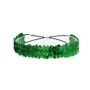 Unique Bargains Women's Elastic Band Sequins Headbands 1 Pc - 1 of 4