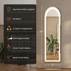 Floor Standing Illuminated Mirror with 3-Color LED Light, Bracket Included - 4 of 4