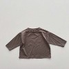 MyKids-Usa Baby Boy And Girl Solid Color Pullover Design Long-Sleeved Tops - 4 of 4
