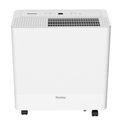Danby DDR050BSPWDB 50-Pint Dehumidifier with Pump & Wi-Fi in White