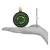 Old World Christmas 3.0 Inch Celtic Brooch Ornament Irish Knots Shamrock Tree Ornaments - 2 of 3