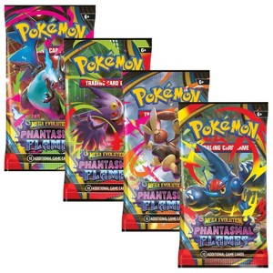 Pokemon ME2 Phantasmal Flames | 4 Booster Packs (One of Each Artwork) - 1 of 4