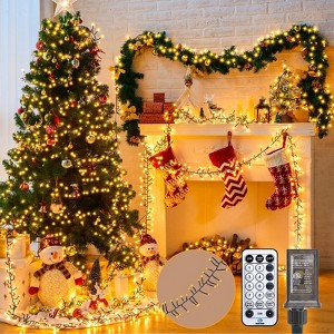 Generic Cluster-Lights-Christmas-Tree-Lights-Outdoor, 1000 LED 50 Ft Christmas Firecrackers String Lights - 1 of 4