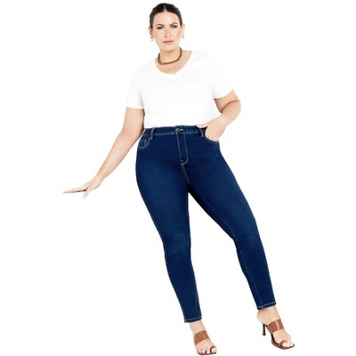Avenue Women's Plus Size Butter Denim Skinny Jean