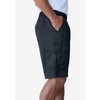 Boulder Creek by KingSize Men's Big & Tall Renegade 9" Full Elastic Waist Cargo Shorts - 4 of 4