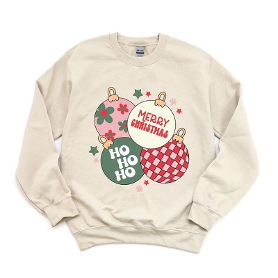 Simply Sage Market Women's Graphic Sweatshirt Christmas Ornaments