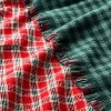 50"x60" Vintage Reversible Brushed Woven Throw Blanket Red Plaid - Hearth & Hand™ with Magnolia - 3 of 3