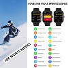 HONGGE Smart Watch with 1.9" Display, Blood Glucose & Oxygen Monitoring, Bluetooth Calling, 108 Sports Modes, Bonus Leather Strap - 4 of 4