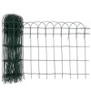 vidaXL Garden Border Fence Powder-coated Iron 32.8'x2.1' - 3 of 3