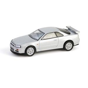 1/64 1999 Nissan Skyline V-Spec R34 Silver, 25th Anniversary Series 17 28160-E - 1 of 4