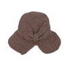 Anna-Kaci Crochet Raffia Sun Hat with Wide Brim and Bow Detail Foldable Summer Beach Hat for Stylish Sun Protection - 3 of 4