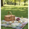 100% Cotton Woven Throw – Bloom With Grace Floral Design, 50x60 inch Manual Woodworkers and Weavers - 3 of 3