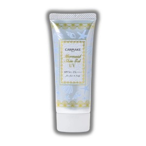 Canmake Mermaid Skin Gel UV Sunscreen SPF 50+ PA - | Powerful, yet delectably moist skincare UV gel! - ( 02 white ) - 1 of 3