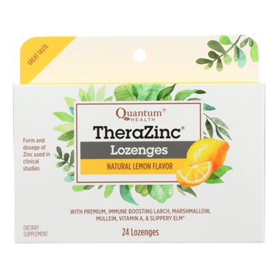 Quantum Health TheraZinc Lozenges Lemon - 24 loz