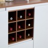 Farmhouse Coffee Bar Wine Cabinet, 68.9" Kitchen Buffet Cabinet With Storage Shelf, Drawers, Wine Cabinet, Multifunctional Bar Cabinet For Dining Room - 4 of 4