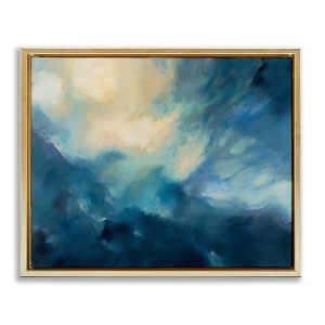 Stupell Industries Abstract Night Sky Scene Floating Frame Canvas Art - 1 of 4