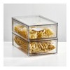 Stackable Pull-Out Sliding Storage Drawer - Set of 2 - Clear - 2 of 4