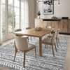 Washable Area Rug Boho Rug Foldable Thin Living Room Bedroom Non Slip Carpet Non-Shedding & Easy Care Mat - 4 of 4