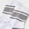 Women's Game Day Varsity Stripe Ribbed Cushioned Mid Crew Socks - Wild Fable™ - 3 of 3