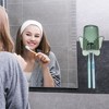 Unique Bargains Cute Bathrooms Wall Mounted Toothbrush Holder 4.33"x3.35" 1 Set - 2 of 4