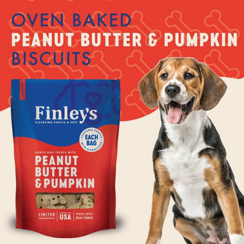 Finley's Peanut Butter and Pumpkin Dog Treats, 6 of 14