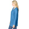Woman Within Perfect Long-Sleeve V-Neck Tunic - 4 of 4