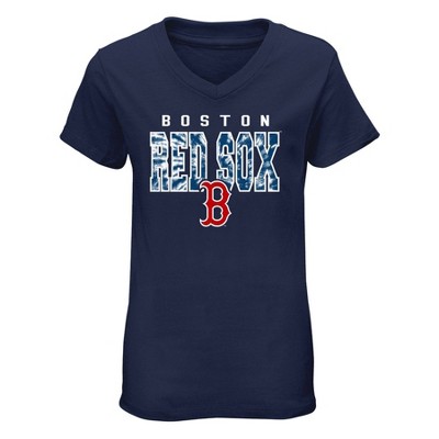 Mlb Boston Red Sox Boys' V-neck T-shirt - Xs : Target