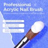 MelodySusie Kolinsky Acrylic Nail Brush Carving Blue #8 - 3 of 4