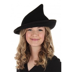 HalloweenCostumes.com  Women Women's Modern Black Witch Hat, Black - 1 of 2