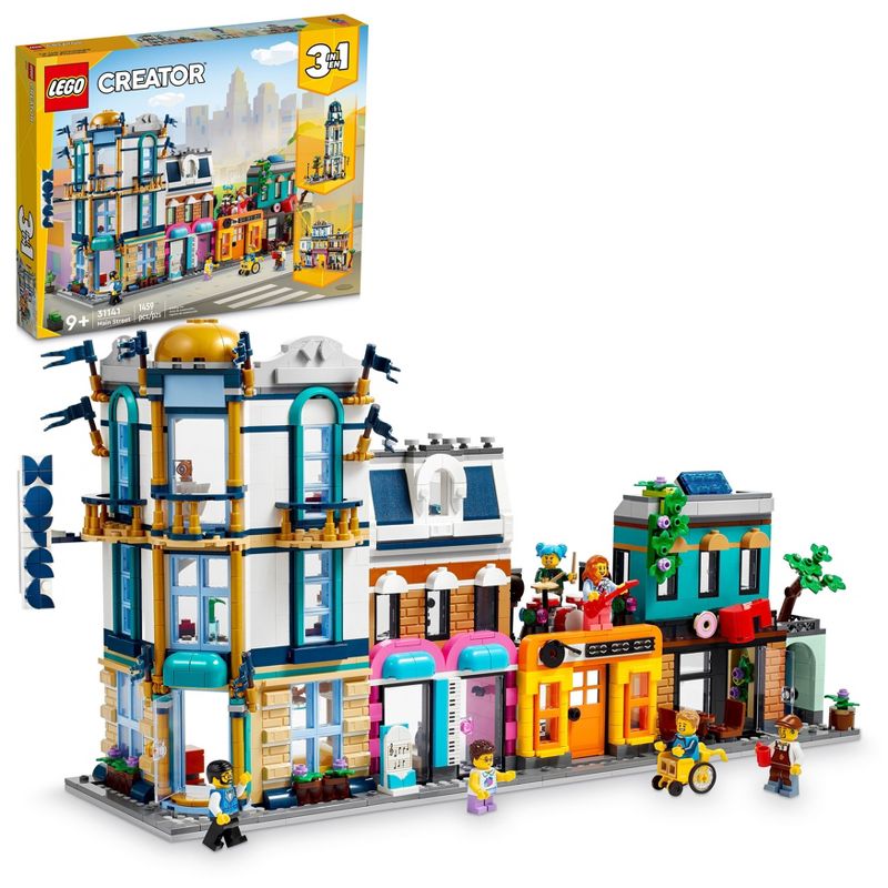 LEGO Creator Main Street 3-in-1 Building Toy Set 31141, 1 of 8