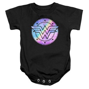 Baby DC Wonder Woman Unicorn Galaxy Wonder Infant Bodysuit - 1 of 3
