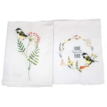 Ganz 26.0 Inch Wildflower Bird Teatowel Home Tweet Home Kitchen Towel