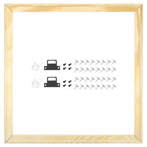 Unique Bargains DIY Sturdy Wood Easy to Assemble Canvas Frame for Oil Paintings - 1 of 4
