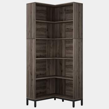 Tribesigns 71 inches 6-Tier L-Shaped Corner Bookcase