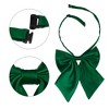 INSPIRE CHIC Women's Pre-Tied Bowknot Solid Color Ribbon Bow Ties - 3 of 4