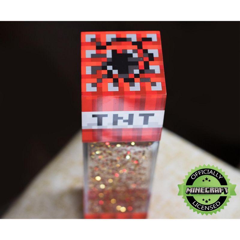Ukonic Minecraft TNT Block LED Glitter Motion Lamp | 12 Inches, 4 of 7