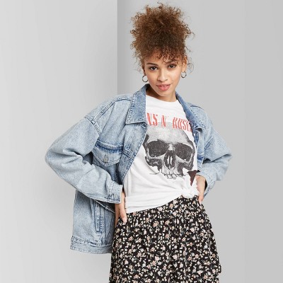 target womens jean jacket