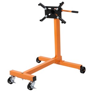 Rotating Engine Stand - 1000LBS Capacity, Built to Last, Tight and Secure, 360 Degree Adjustable Head, Movable and Lockable - 1 of 4