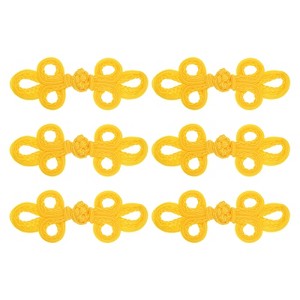 Unique Bargains Elegant Traditional Knots Frog Buttons for DIY Sewing Coats Sweater 6 Pcs - 1 of 4