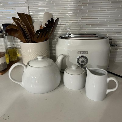 White Ceramic Sugar Bowl + Reviews