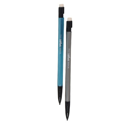 School Smart Mechanical Pencils with Eraser, 0.7 mm Tip, No 2 Lead, Assorted Colors, Pack of 50