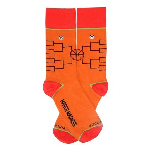 Basketball Madness Bracketology Socks from the Sock Panda (Men's Sizes, Adult Large) - Limited Edition - 1 of 4