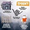 SCS Direct Kitten Halloween Skeleton (3 Pack)-7.5" Long Weather Resistant Yard Fall Decorations- Party Decor and Indoor/Outdoor, School Decoration - 4 of 4