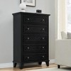 Jojoka 5 Drawers Dresser for Bedroom, Tall Wood Dresser with Large Storage - 4 of 4