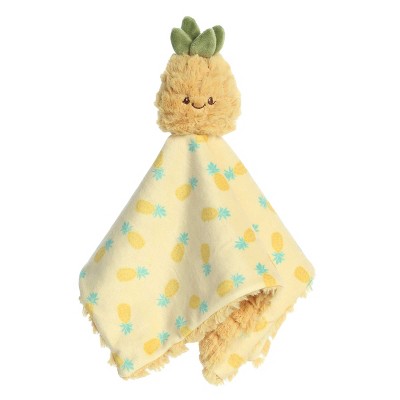 Image of ebba Large Pineapple Luvster Precious Produce Snuggly Baby Stuffed Animal Yellow 13"